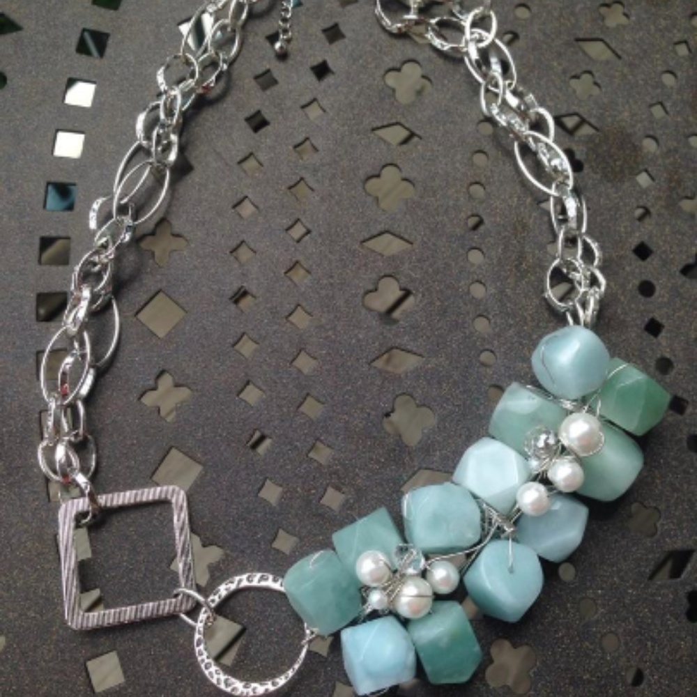 Chunky Unique Stone Necklace